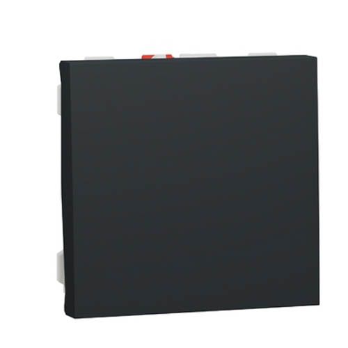 Вимикач 1-кл., кнопковий, сх. 1, 10 A, Unica New антрацит, Schneider Electric
