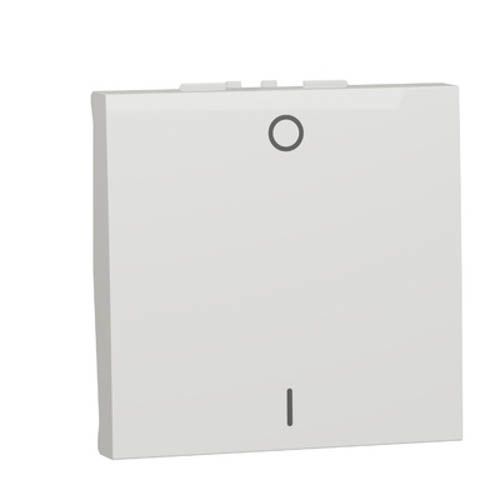 Вимикач двополюсний, 1-кл., сх. 2, 16 AX, 250 В, Unica New білий, Schneider Electric