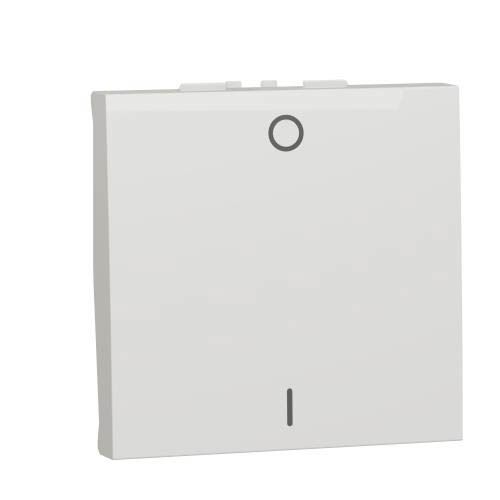 Вимикач двополюсний, 1-кл., сх. 2, 16 AX, 250 В, Unica New білий, Schneider Electric