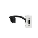 Розетка HDMI, 1 модуль білий, Unica New, Schneider Electric