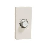 Розетка Coaxial F-type, 1 мод беж, Unica New, Schneider Electric