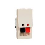 Аудіорозетка 1 модуль бежева, Unica New, Schneider Electric