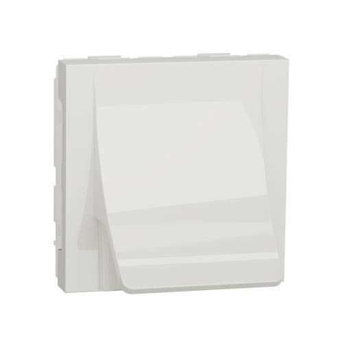 Вивід кабеля 16А 2 модулі білий, Unica New, Schneider Electric