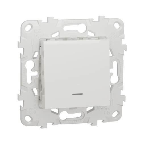 Вимикач 1-кл. з підсв., сх. 1а, 10А білий, Schneider Electric