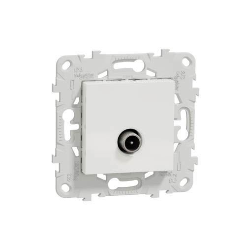 Розетка TV кінцева, білий, Unica New, Schneider Electric