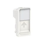 Центр плата RJ45Keystone/Systimax 1 модуль білий, Unica New, Schneider Electric