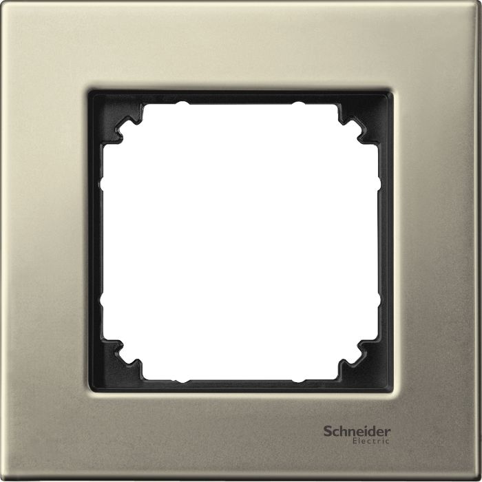 Рамка 1-а M-ELEGANCE металева титан, Schneider Electric