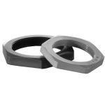 Гайка з метричною різьбою М12х1 5 РА6 чорний колір, БДК