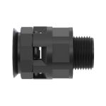 Муфта труба-коробка DN17мм M20х1 5 поліамід чорний колір, БДК