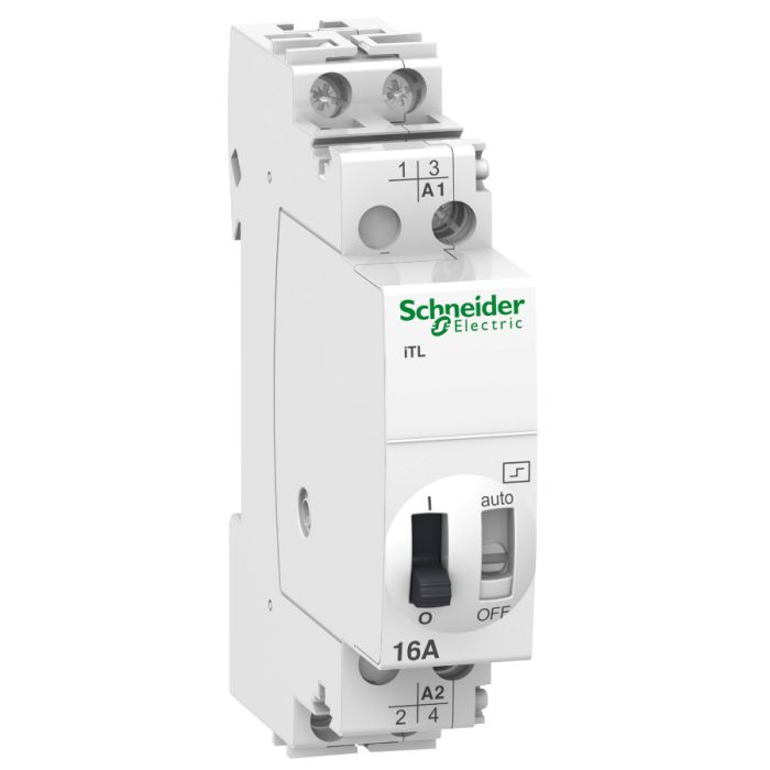 Імпульсне реле iTL16A 2NO 24В~ 50-60Гц 12В, Schneider Electric