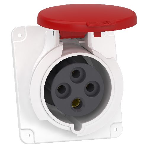 Кабельна розетка стаціонарна прихованої проводки 32А 3P+E IP44 380В, Schneider Electric