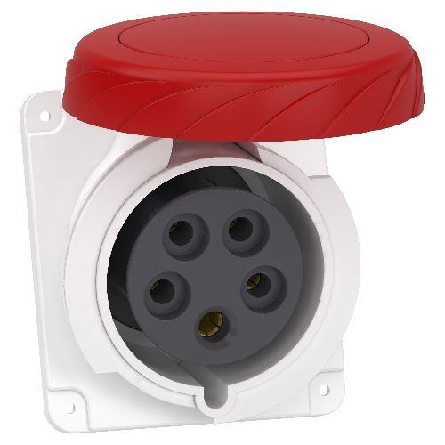 Розетка скритої установки кутова 32A, 3P+N+E 380V, IP67, гвинтова, Schneider Electric