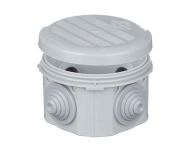 Коробка розподільча зовнішня UNIKA PLANK поліпропілен самозатух.850°С IP55 д.80x40мм IB004