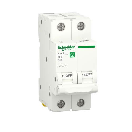 Автоматичний вимикач Schneider Electric RESI9 10А 2P C 6кА (R9F12210)