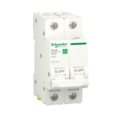 Автоматичний вимикач Schneider Electric RESI9 40А 2P C 6кА (R9F12240)