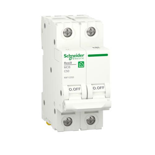 Автоматичний вимикач Schneider Electric RESI9 50А 2P C 6кА (R9F12250)