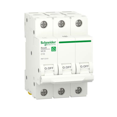 Автоматичний вимикач Schneider Electric RESI9 10А 3P C 6кА (R9F12310)