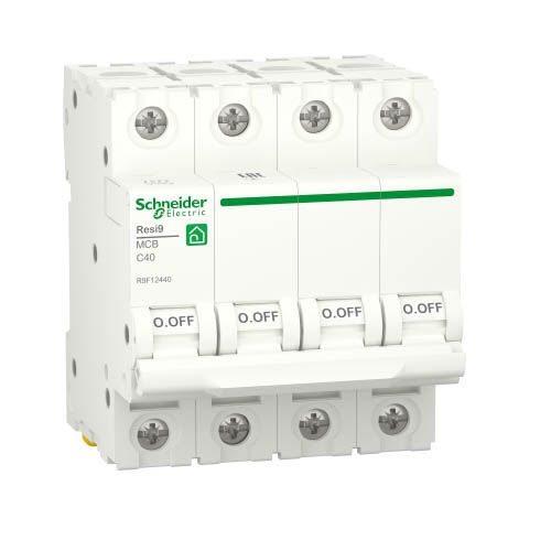 Автоматичний вимикач Schneider Electric RESI9 40А 4P C 6кА (R9F12440)