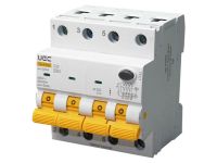 Диференційний автоматичний вимикач SB-R9NE 4P C 32A  30mA Tип AC  6kA, UEC