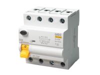 Пристрій захисного відключення SB-L9M 4P 25A  30mA Tип AC  6kA UEC