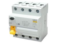 Пристрій захисного відключення SB-L9M 4P 50A  30mA Tип AC  6kA UEC