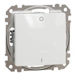 Двополюсний вимикач, Білий, Sedna Design, Schneider Electric