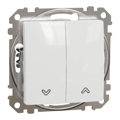 Вимикач для жалюзі 2-кл. Sedna Design білий, Schneider Electric