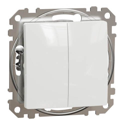 Вимикач 2-кл. Sedna Design білий, Schneider Electric
