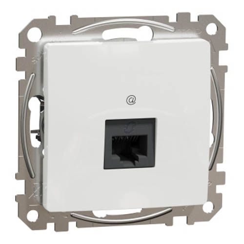 Одинарний роз'єм RJ45 CAT6 UTP Білий Sedna Design, Schneider Electric