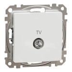 Розетка TV кінцева 4 дб SE Sedna Design білий, Schneider Electric