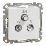 Розетка R/TV/SAT кінцева 4дБ, білий, Schneider Electric