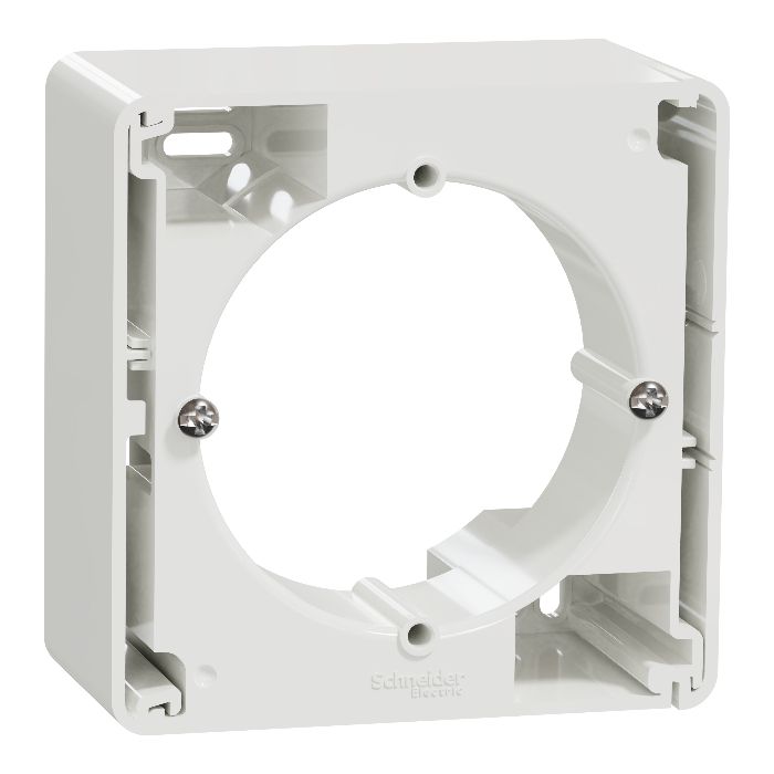 Коробка для поверхневого монтажу 1-пост SE Sedna Design білий, Schneider Electric