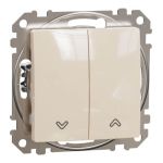 Вимикач для жалюзи 2-кл. Sedna Design бежевий, Schneider Electric