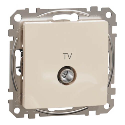 Розетка TV кінцева 4 дб SE Sedna Design бежевий, Schneider Electric