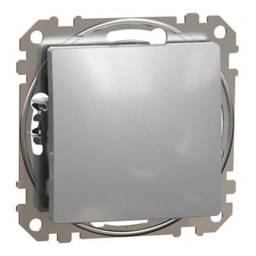 Перемикач 1-кл. Sedna Design алюміній, Schneider Electric
