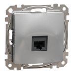 Одинарний роз'єм RJ45 CAT6 UTP Алюміній Sedna Design, Schneider Electric