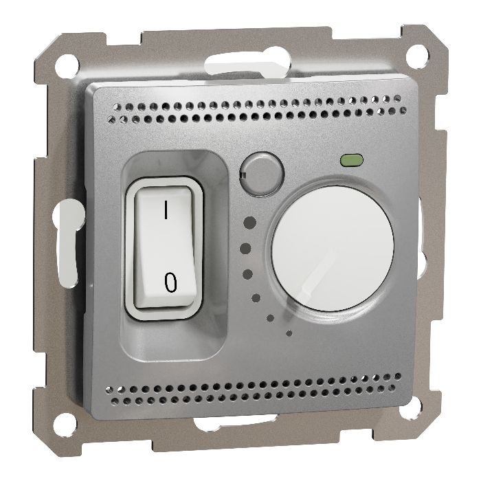 Термостат теплої підлоги 16A SE Sedna Design алюміній, Schneider Electric