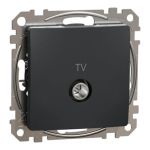 Розетка TV кінцева 4 дб SE Sedna Design чорний, Schneider Electric