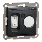 Термостат теплої підлоги 16A SE Sedna Design чорний, Schneider Electric