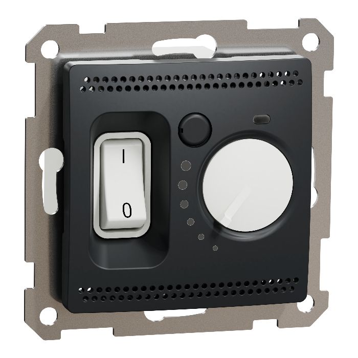 Термостат теплої підлоги 16A SE Sedna Design чорний, Schneider Electric
