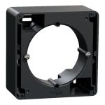 Коробка для поверхневого монтажу 1-пост SE Sedna Design чорний, Schneider Electric