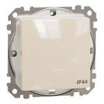 Одноклавішний вимикач IP44 Бежевий Sedna Design, Schneider Electric