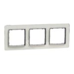 Рамка 3-а. SE Sedna Elements біле скло