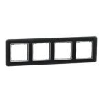 Рамка 4-місна, Sedna Elements (скло матове)