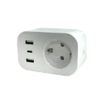 WIFI SMART розетка WPU-16A з енерго-моніторингом IP20, UEC