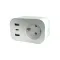 WIFI SMART розетка WPU-16A з енерго-моніторингом IP20, UEC
