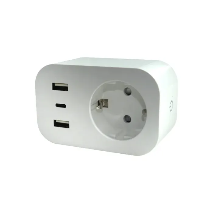 WIFI SMART розетка WPU-16A з енерго-моніторингом IP20, UEC