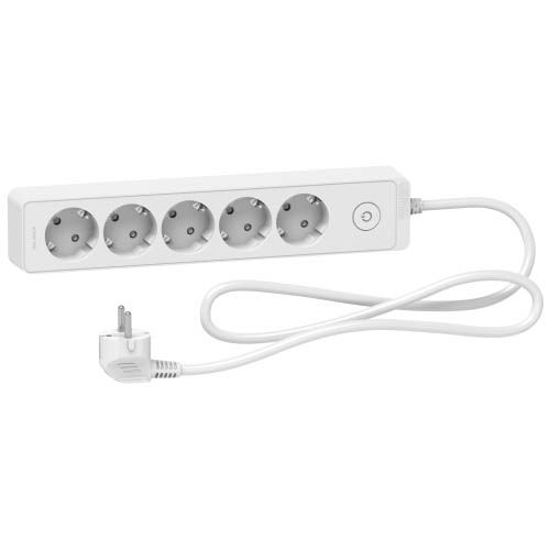 Подовжувач 5 місць з заземл. білий 1.5 м, Schneider Electric