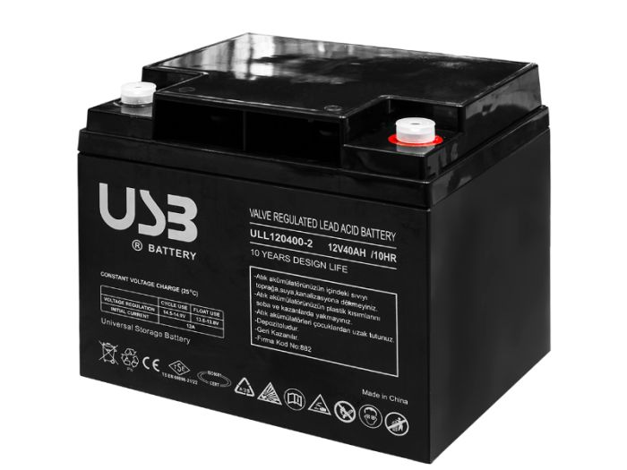 Акумуляторна батарея 12V 40Ah, AGM, E.NEXT