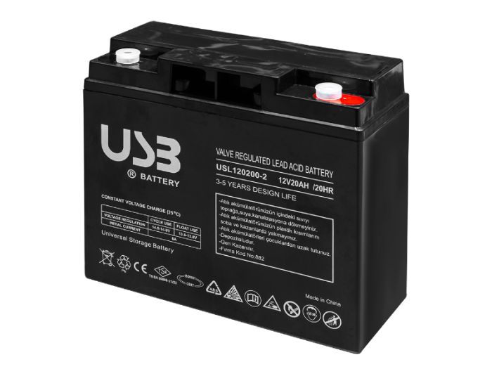 Акумуляторна батарея 12V 20Ah, AGM, E.NEXT